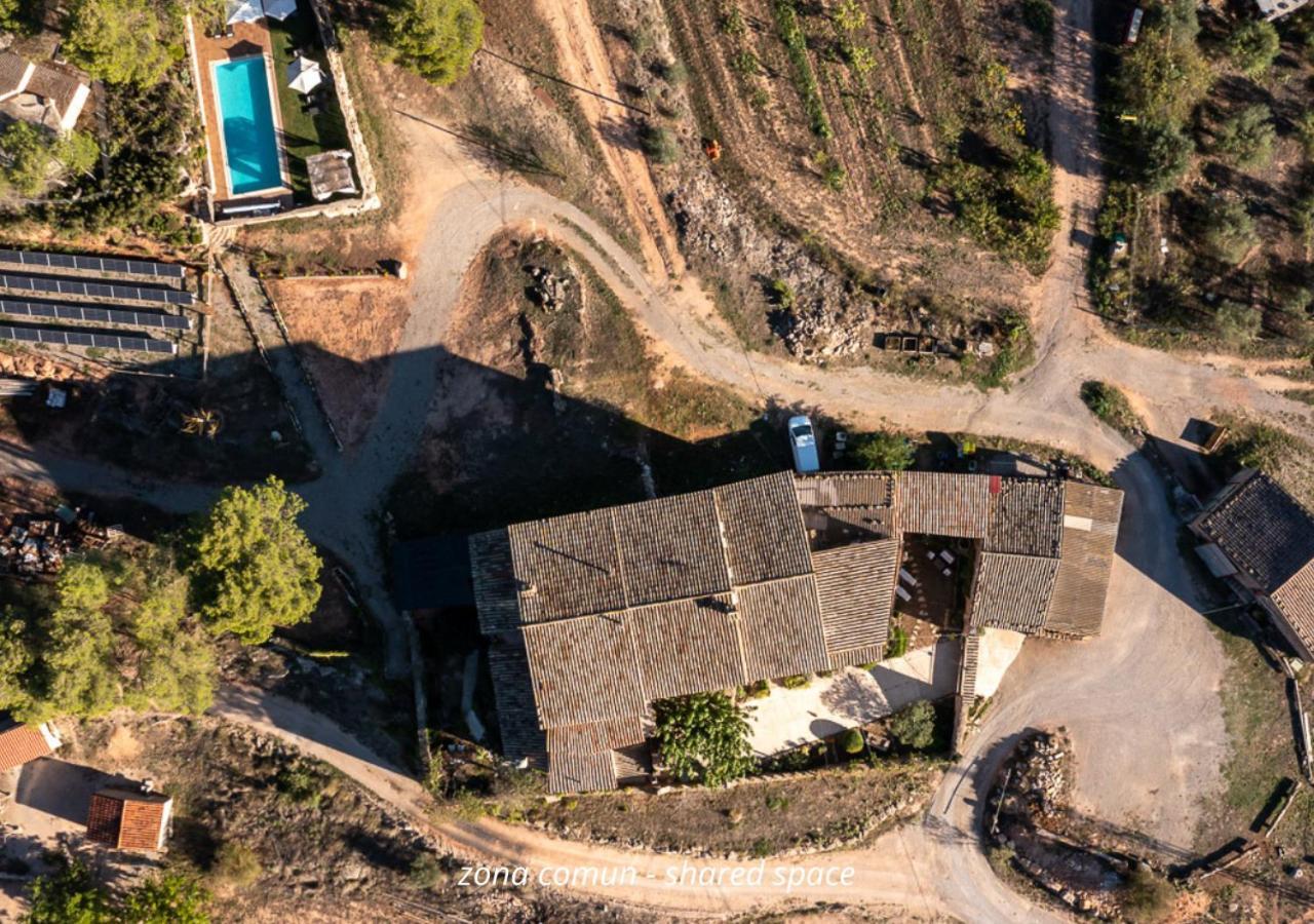 Masia Aubareda San Martín de Tous Exterior foto