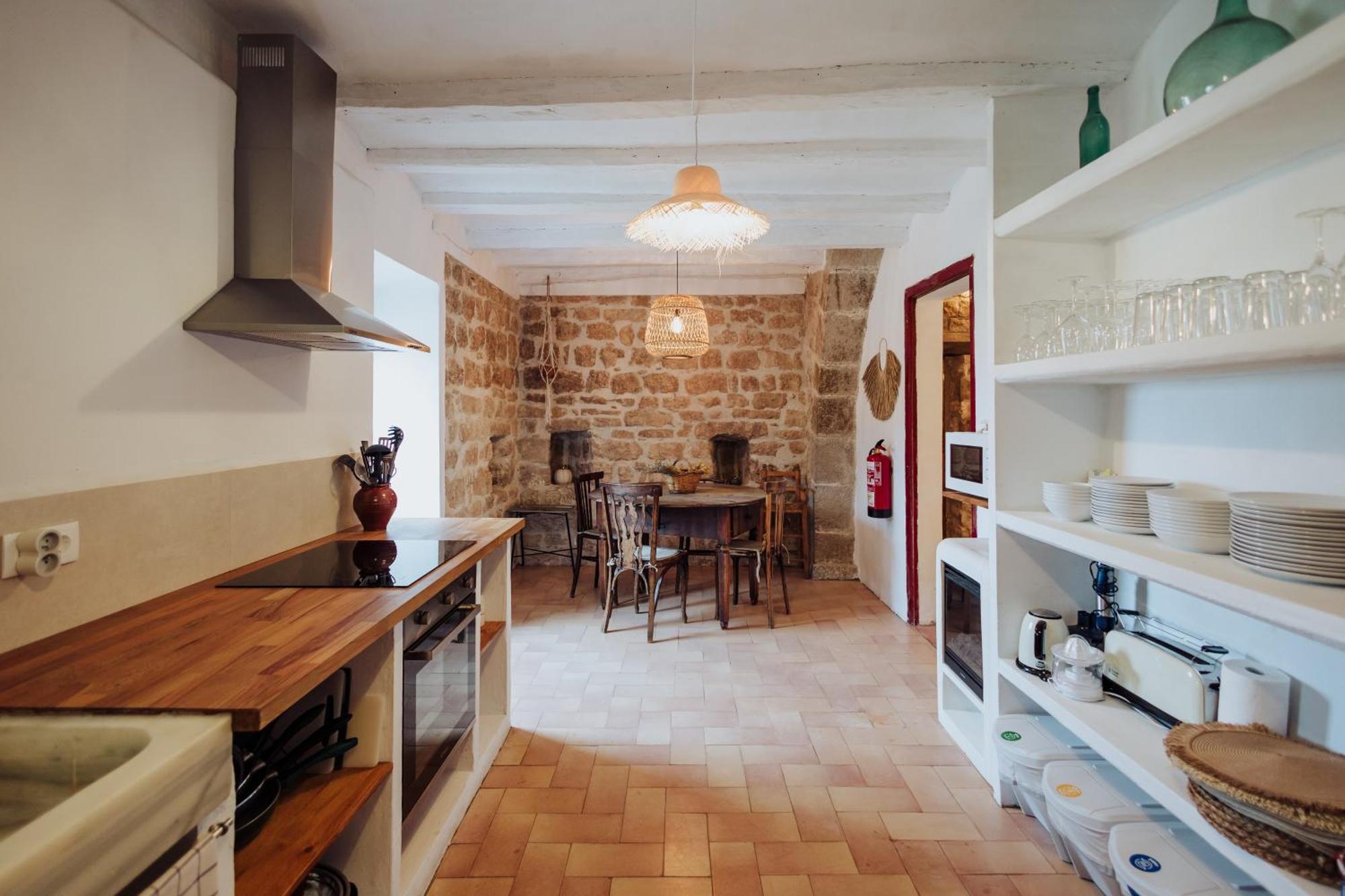Masia Aubareda San Martín de Tous Exterior foto